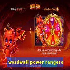 wordwall power rangers